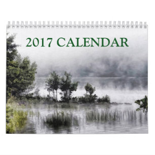 Schöne Malerei-abstrakte Kunst von Landschaft 201 Kalender