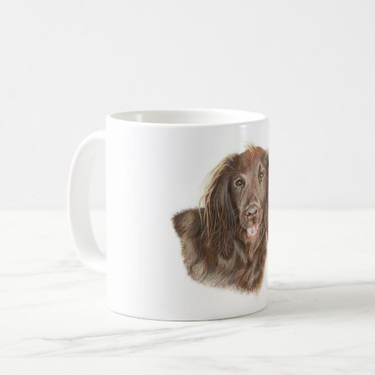 Schöne Malerei Cocker Spaniel Kaffeetasse (Vorderseite Links)