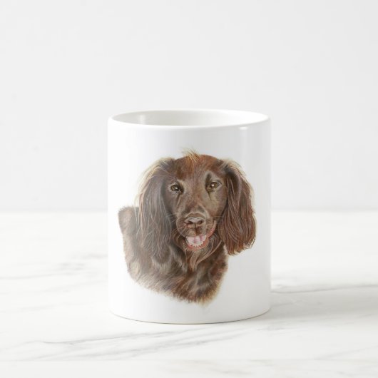 Schöne Malerei Cocker Spaniel Kaffeetasse (Mittel)