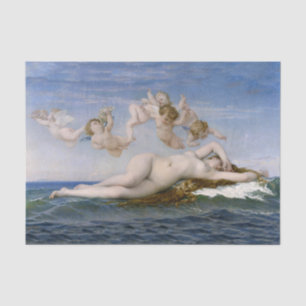 Schöne Malerei Die Geburt der Venus Dekoupage Seidenpapier