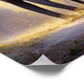 Schöne Malerei eines Elefanten in seiner Natur Poster (Ecke)