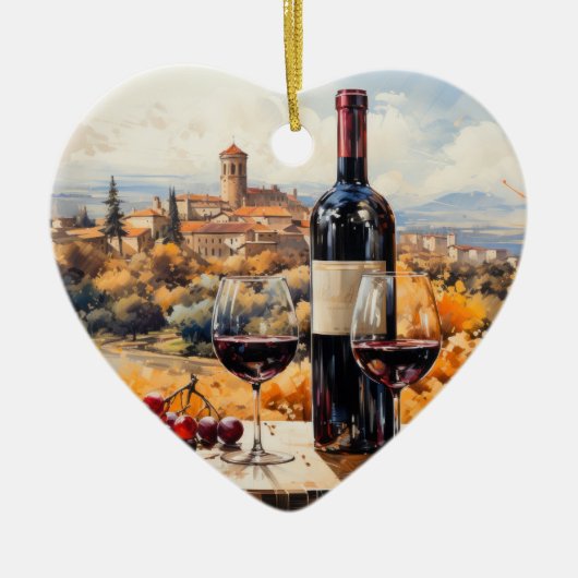 Schöne Malerei in der Toskana Kunst, Dichtung und  Keramik Ornament (Vorne)