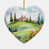 Schöne Malerei in der Toskana Kunst, Dichtung und  Keramik Ornament (Hinten)