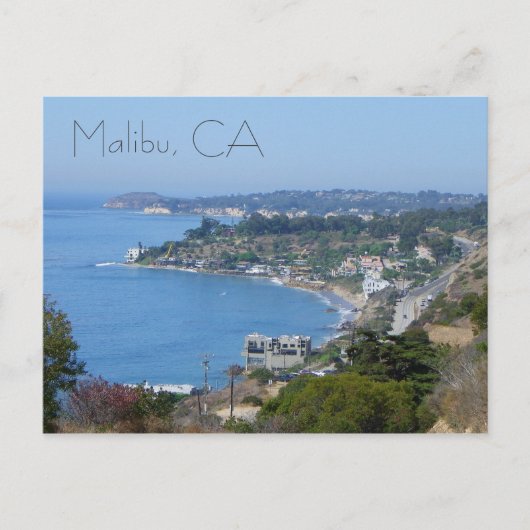 Schöne Malibu Küste Postkarte! Postkarte (Vorderseite)