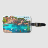 Schöne Mallorca Spanien Baleares Insel Gepäckanhänger (Vorderseite (Horizontal))