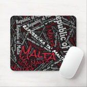 Schöne Malta Flag Farben Patriotic Mousepad (Mit Mouse)