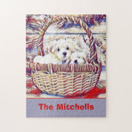 Schöne maltesische Welpenrübe Puzzle