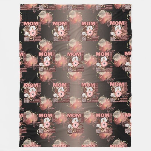 Schöne Mama-Auswahl überall Fleecedecke (Vorderseite)