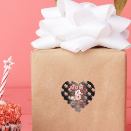 Schöne Mama-Auswahl überall Herz-Aufkleber