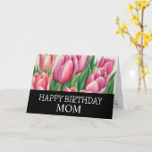 Schöne Mama Birthday Chic Watercolor Karte (Gelbe Blume)