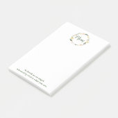 Schöne Mama für Blumenkranke Post-it Klebezettel (angewinkelt)