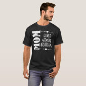Schöne Mama starke Mutter zum Muttertag T-Shirt (Vorne ganz)