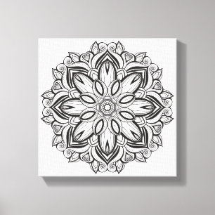 Schöne Mandala 6 Leinwanddruck