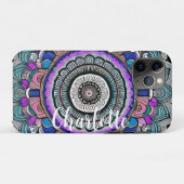 Schöne Mandala Case-Mate iPhone Case (Rückseite (Horizontal))
