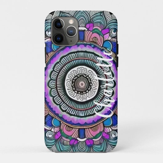 Schöne Mandala Case-Mate iPhone Case (Rückseite)