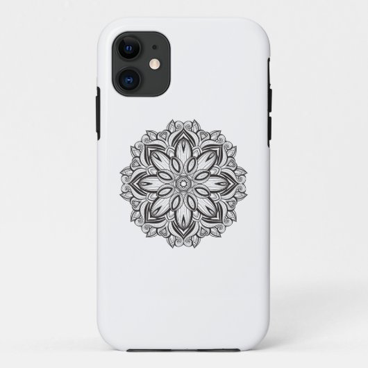 Schöne Mandala Case-Mate iPhone Hülle (Rückseite)