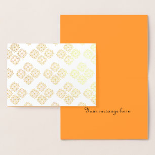 Schöne Mandala-Druckentspannung zum Geburtstag Folienkarte