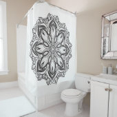 Schöne Mandala Duschvorhang (Beispiel)