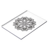 Schöne Mandala Notizblock (Linke Seite)