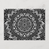 Schöne Mandala Pattern Post Card Postkarte (Vorderseite)