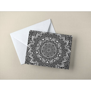 Schöne Mandala Pattern Post Card Postkarte