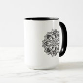 Schöne Mandala Tasse (VorderseiteRechts)