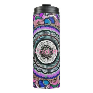 Schöne Mandala Thermal Tumbler Thermosbecher