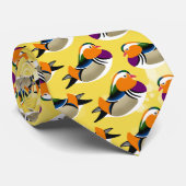 Schöne Mandarin Ducks Krawatte (Gerollt)