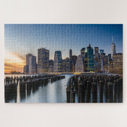 Schöne Manhattan Skyline Puzzle (Horizontal)