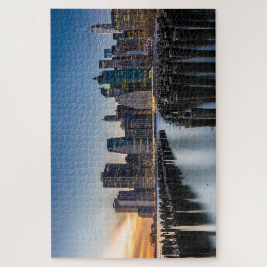 Schöne Manhattan Skyline Puzzle (Vertikal)