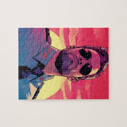 Schöne Männer in 30ern Puzzle (Horizontal)