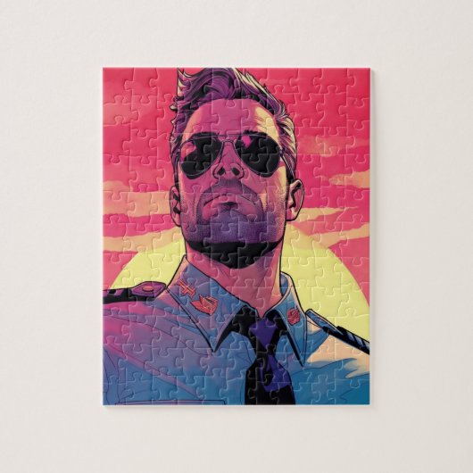 Schöne Männer in 30ern Puzzle (Vertikal)