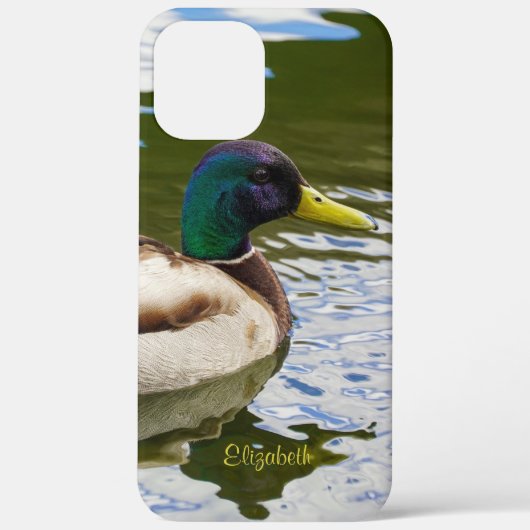 Schöne männliche Stockente Personalisiert Case-Mate iPhone Hülle (Rückseite)