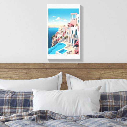 schöne Marakech-Farbe gedehnte Leinwand (Insitu (Schlafzimmer))