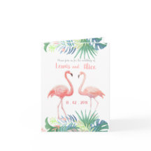 Schöne Märchen für zwei Flamingo Tropical Blume