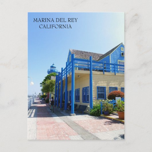 Schöne Marina del Rey Postcard! Postkarte (Vorderseite)
