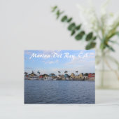 Schöne Marina del Rey Postcard! Postkarte (Stehend Vorderseite)
