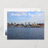 Schöne Marina del Rey Postcard! Postkarte (Vorne/Hinten)