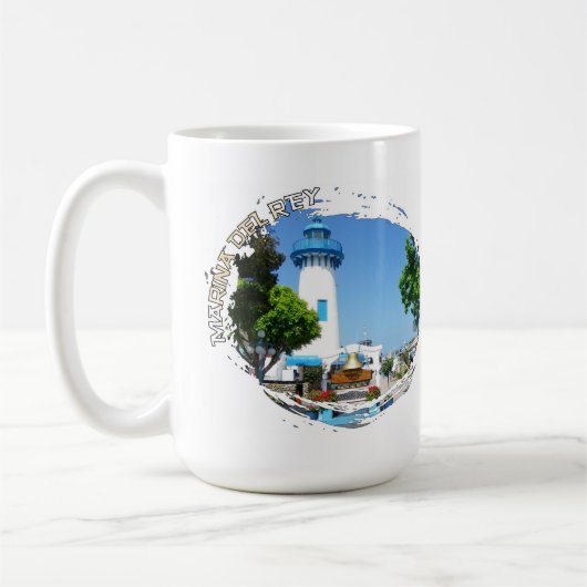 Schöne Marina- Del ReyTasse! Kaffeetasse (Links)