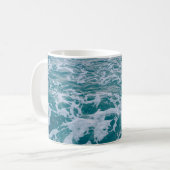 Schöne Marmorwellen texturehipster,backgrou Kaffeetasse (Vorderseite Links)