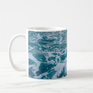 Schöne Marmorwellen texturehipster,backgrou Kaffeetasse
