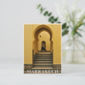 Schöne marokkanische Architektur der Medina von Ma Postkarte (Stehend Vorderseite)