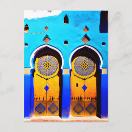 Schöne marokkanische Architektur Postkarte