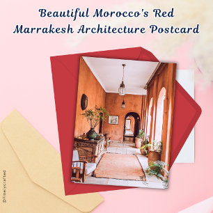 Schöne marokkanische Architektur Postkarte