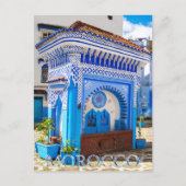 Schöne marokkanische Chefchaouen Blue Medina Postkarte (Vorderseite)