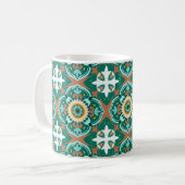 💚 💛 Schöne marokkanische Fliesen Kaffeetasse (Vorderseite Links)