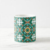 💚 💛 Schöne marokkanische Fliesen Kaffeetasse (Mittel)