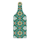 💚 💛 Schöne marokkanische Fliesen Schneidebrett (Vorderseite)