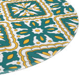 💛 💚 Schöne marokkanische Fliesen Schneidebrett (Ecke)