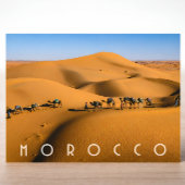 Schöne Marokko Wüste Sahara Camel Riding Trip Postkarte